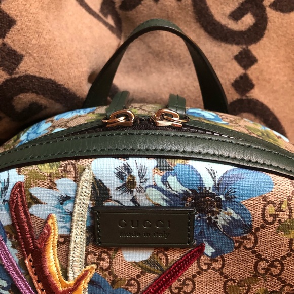 🐝SOLD🐝 RARE Gucci Bird&BeeBlooms SupremeBackpack - Picture 4 of 8
